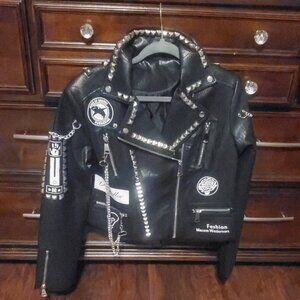 Studded Black Fashion Jacket